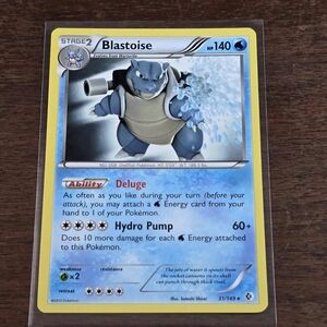 Pokemon Blastoise #31 - Boundaries Crossed Non-Holo Rare Card 31/149